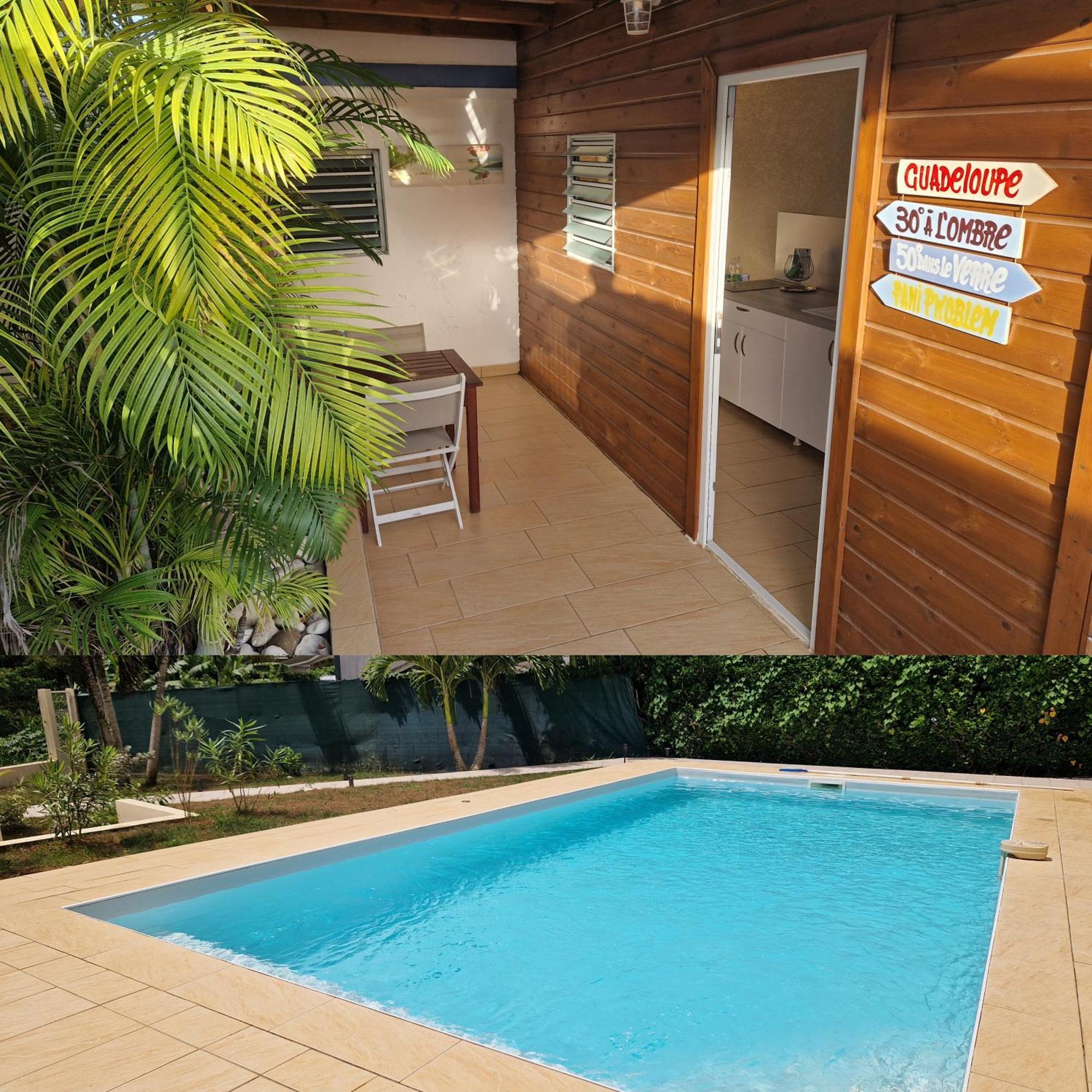 F2 Zen & Green - Piscine Et Confort Baie-Mahault Ngoại thất bức ảnh